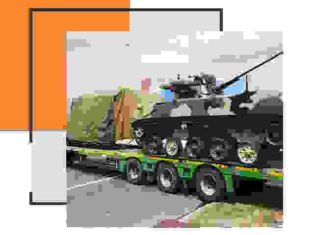 Перевозка военной техники в Братске