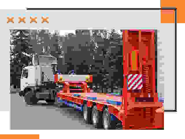 Перевозки на тралах и платформах в Братске