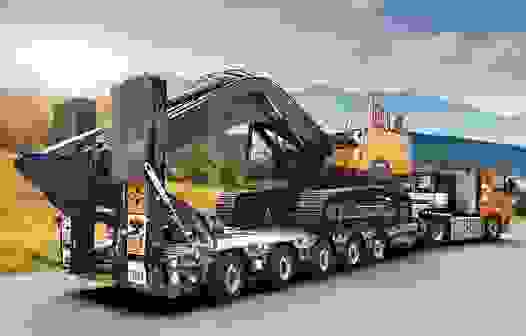 Негабаритная перевозка с учетом высоты в Братске
